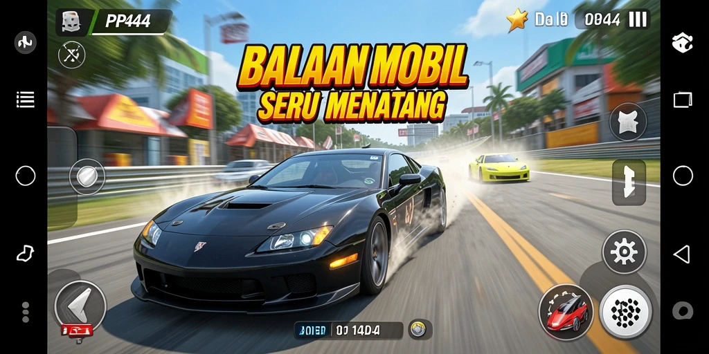 Gameplay seru PP444 dengan grafis mengagumkan dan balapan menantang.