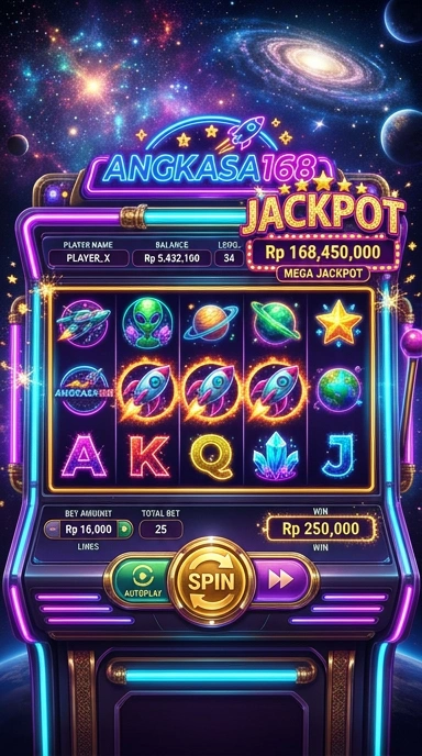 Tampilan antarmuka pengguna angkasa168 yang menarik.