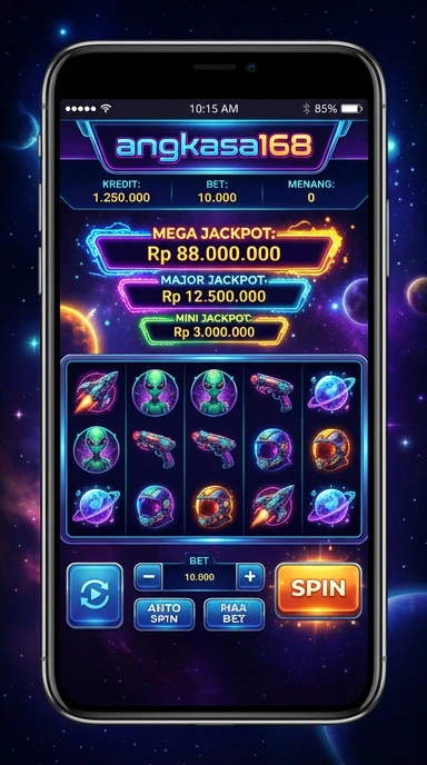 Proses pengunduhan aplikasi di angkasa168 yang mudah.